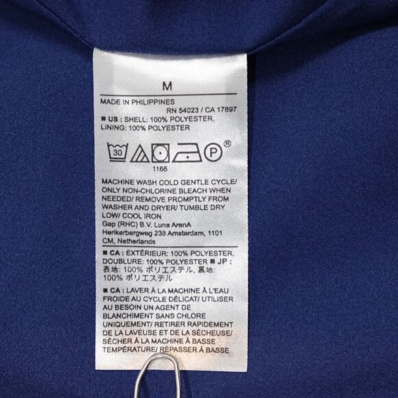Banana Republic Cut Out Midi Dress Medium Lazuli Blue Sleeveless Geo Print Mod - Picture 15 of 16